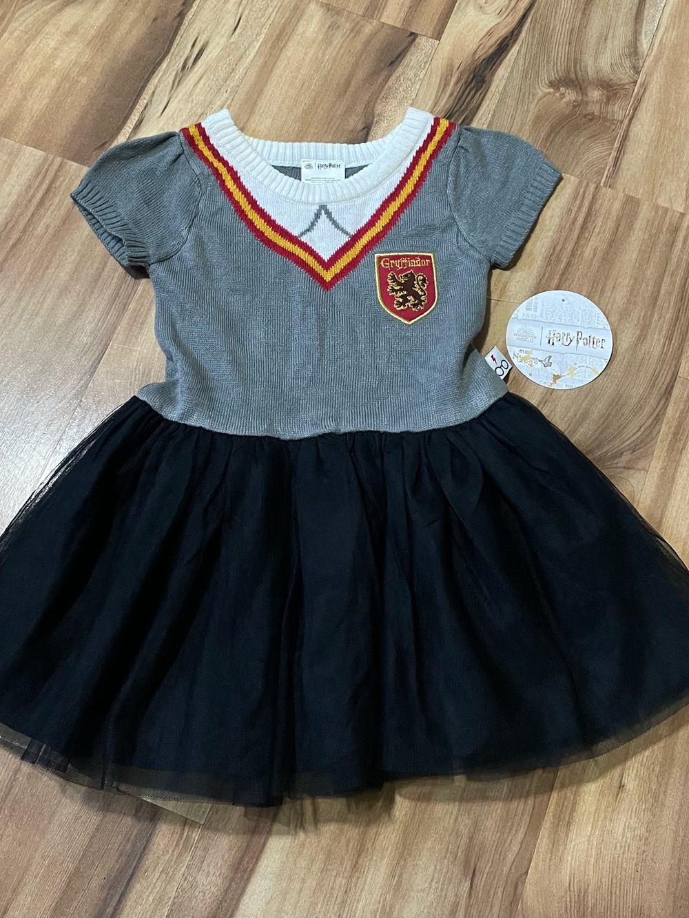 NWT Wizarding World Harry Potter Gryffindor Toddler Sweater Dress 2T